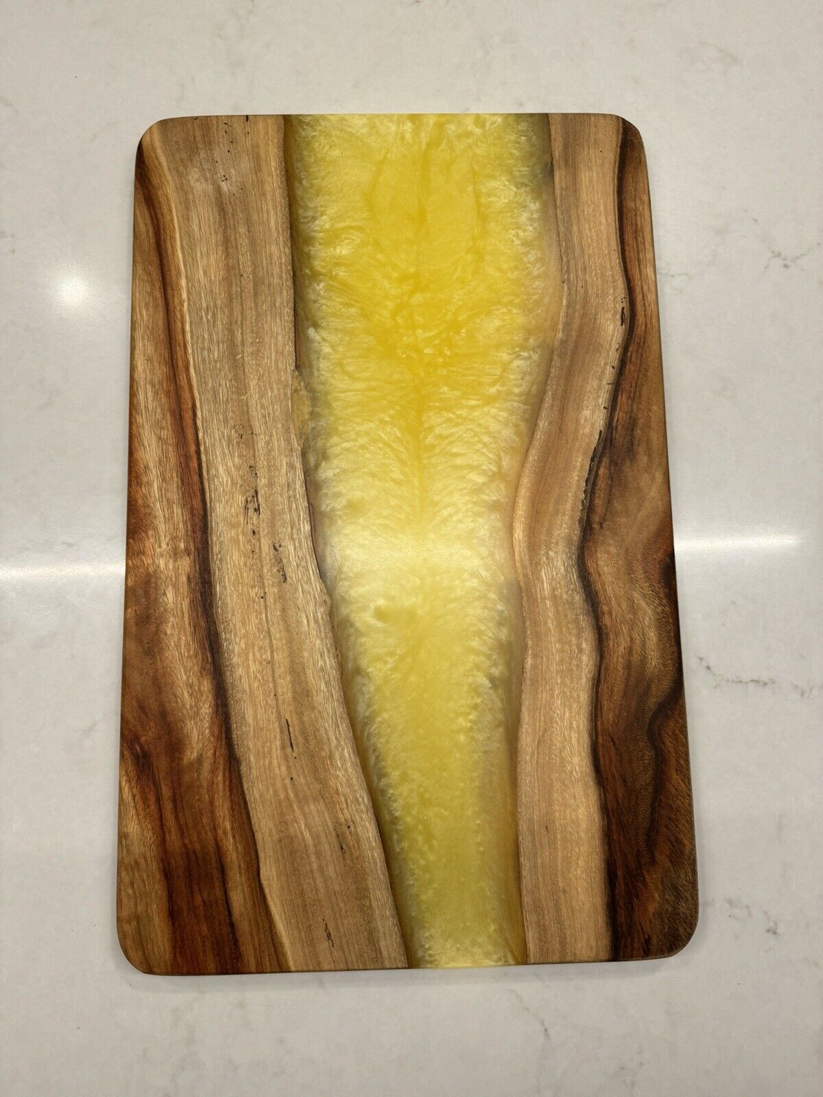 Handmade Australia Camphor Laurel Charcuterie Cheese Serving Board - Epoxy Resin