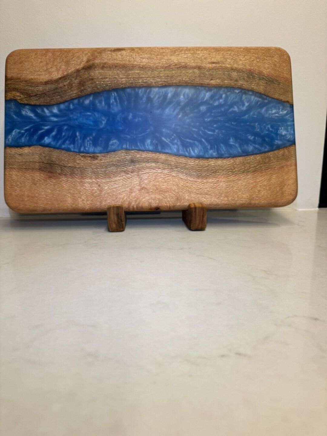 Handmade Australian Silky Oak Charcuterie Serving Board - Epoxy Resin