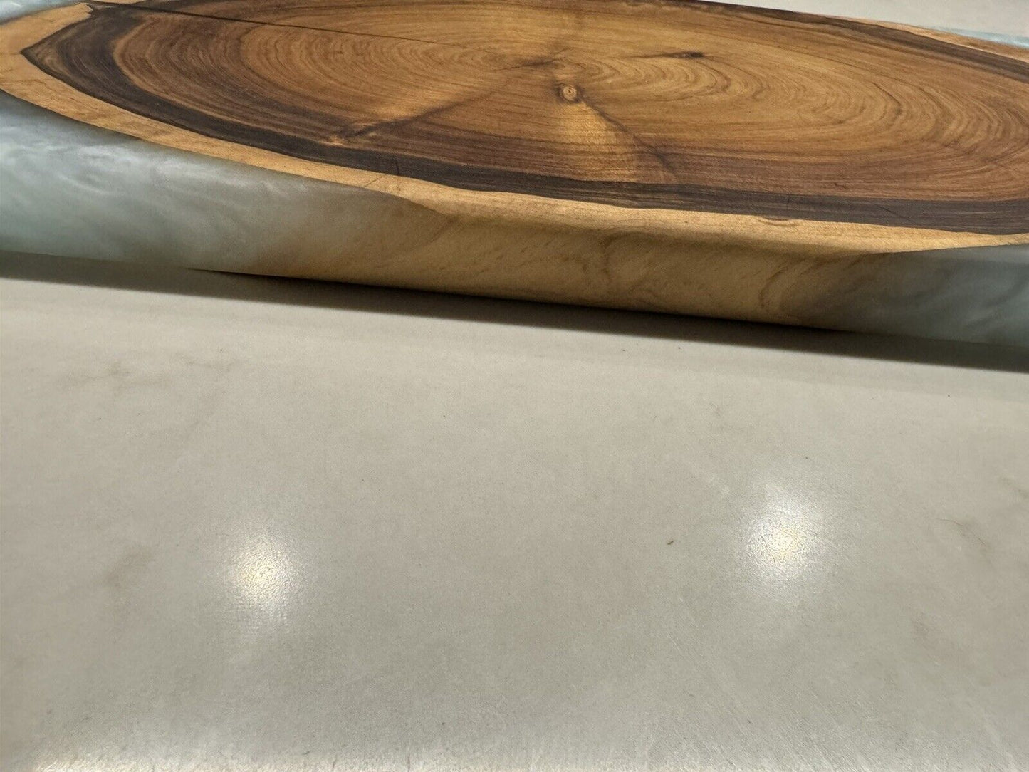 Handmade Australia Coastal Cypress Charcuterie Serving Board - Epoxy Resin