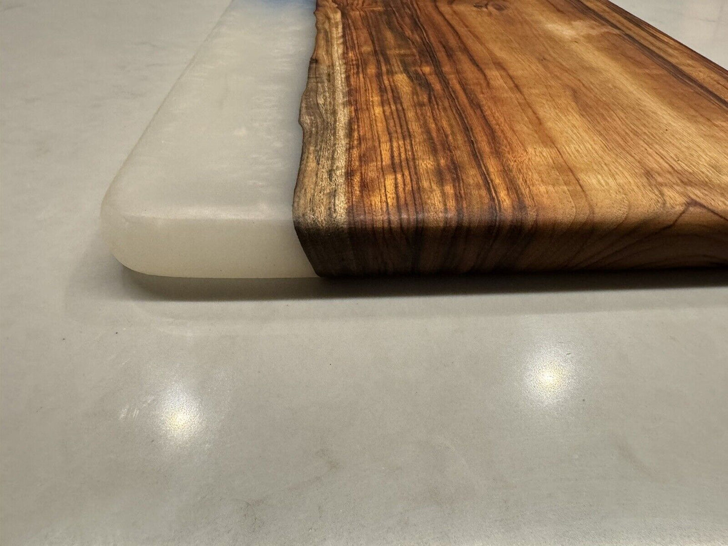 Handmade Australia Camphor Laurel Charcuterie Serving Board - Epoxy Resin