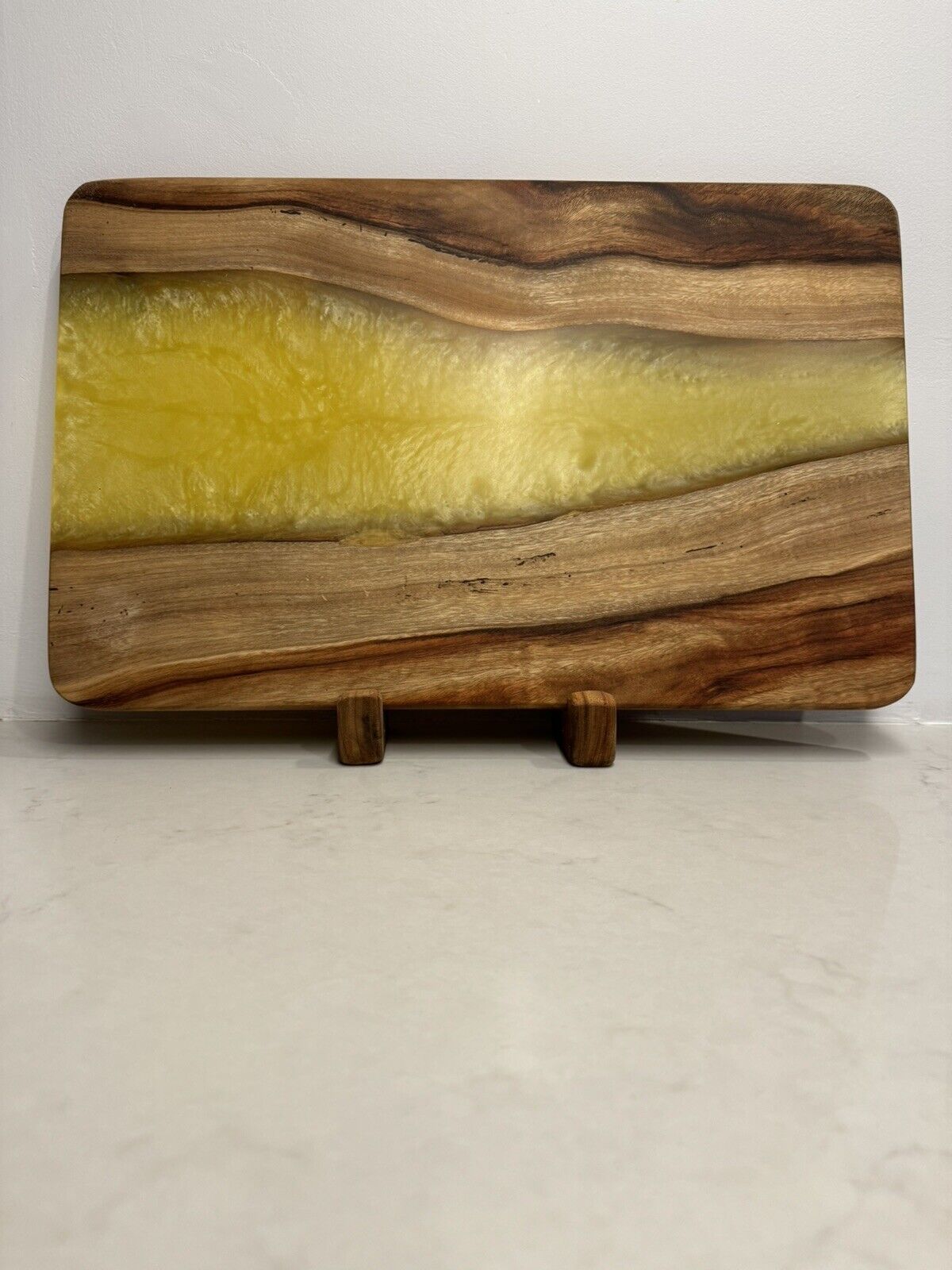 Handmade Australia Camphor Laurel Charcuterie Cheese Serving Board - Epoxy Resin